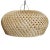 2020s Rattan Dome Swirl Pendant Light Medium For Sale - Image 5 of 9