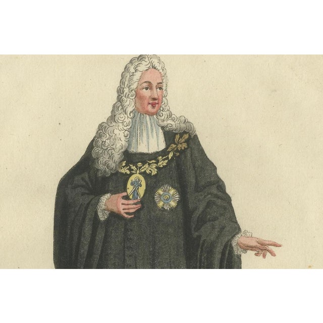 Schwan, Knight of the Order of the Thistle: 18th-Century Engraving by Schwan, 1791, Print For Sale - Image 3 of 6
