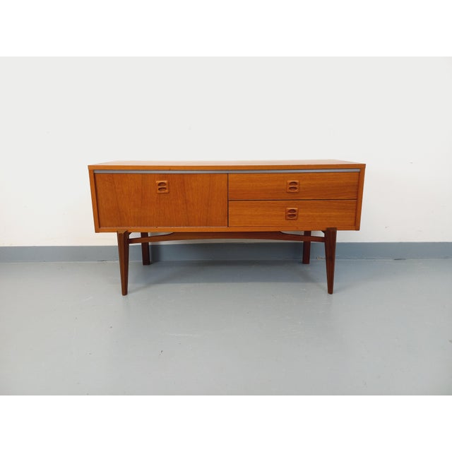 Small Vintage Scandinavian Teak Sideboard, 1960s For Sale - Image 13 of 15
