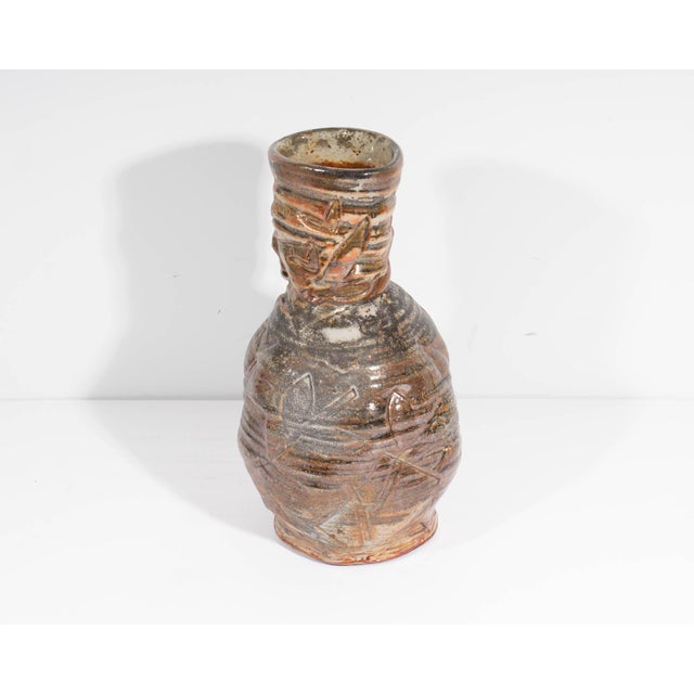 Contemporary Studio Pottery Vase Signed by Barry Unitas Barnes For Sale - Image 3 of 8