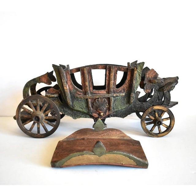 Late 19th Century Antique Carriage Chocolate Display For Sale - Image 5 of 13