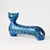 Bitossi Rimini Blu Cat Figurine by Aldo Londi for Bitossi, 1960s For Sale - Image 4 of 11