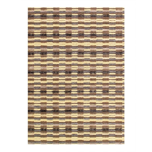 Pasargad DC Modern Collection. Hand-knotted rug made of bamboo silk. Very soft and comfortable rug. This rug brings modern...
