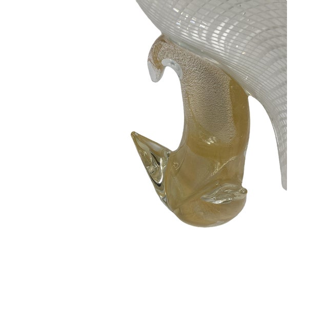 Glass Pair of Vintage Murano Glass Birds For Sale - Image 7 of 8