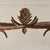 Metal French Bronze + Chiseled Glass Console Table with Pinecone Detail, 1970s For Sale - Image 7 of 10