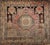 Antique Turkish Oushak Rug, Hand-Knotted Wool Pile, Mamluk Design, 6' x 7' For Sale - Image 9 of 16