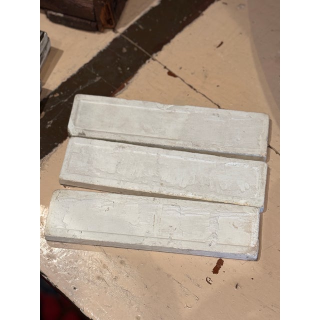 Antique Victorian Decorative Tiles c.1880 Floral Geometric Design Architectural Salvage Lot For Sale - Image 6 of 9