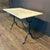 1920s Antique French Carrera Marble Top Cafe or Bistro Table With Cast Iron Base For Sale - Image 5 of 10