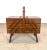 1960’s Mid Century Modern Expanding Wooden Sewing Box For Sale - Image 12 of 12