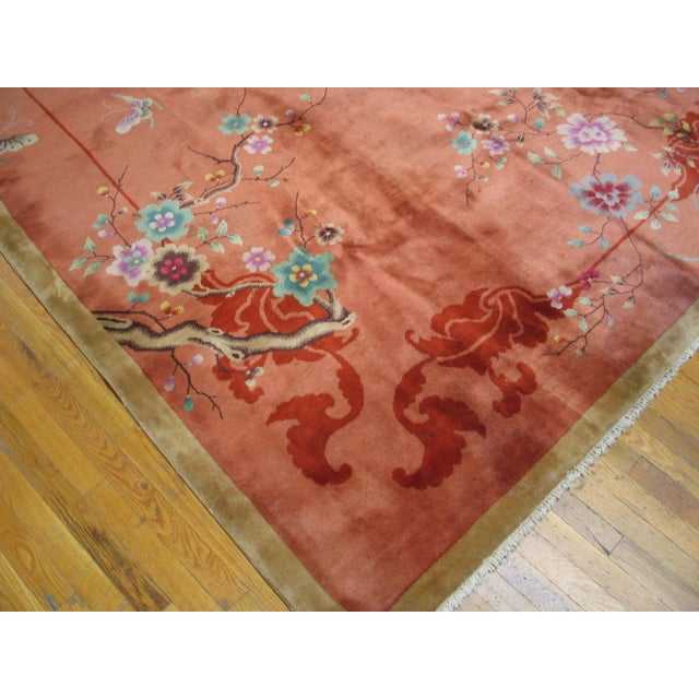 Art Deco 1920s Chinese Art Deco Carpet For Sale - Image 3 of 4
