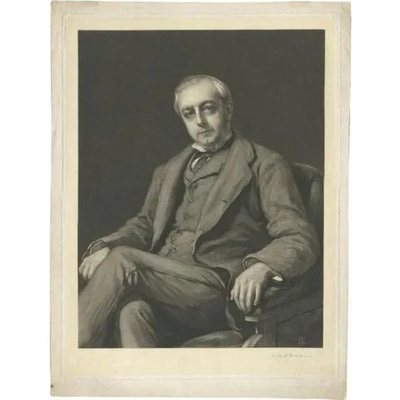 Von Herkomer, Portrait, 1885, Paper For Sale - Image 6 of 6