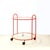 Metal and Glass Serving Cart or Side Table, 1970s, in Very Good conditions. Designed 1970 to 1979