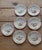 Early 19th Century Set of 7 Vintage Hand Painted Veuve Perrin Plates For Sale - Image 5 of 10