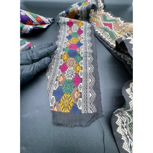Laos Hand-Woven Textiles, 4 Total For Sale - Image 10 of 13