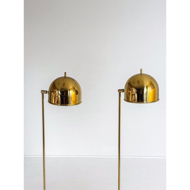 Vintage Floor Lamp by Eje Ahlgren for Bergboms, Sweden, 1960s, Set of 2 For Sale - Image 4 of 8