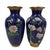 This pair of magnificent Chinese Cloisonné Vases are the perfect decor piece. With beautiful floral design, it is a...