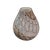 Murano glass lamp featuring various scale-effect patterns that blend together, combined with areas of mottled texture and...