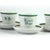 Large Belgian Porcelain Cups and Saucers, 1890s, Set of 6 For Sale - Image 9 of 10
