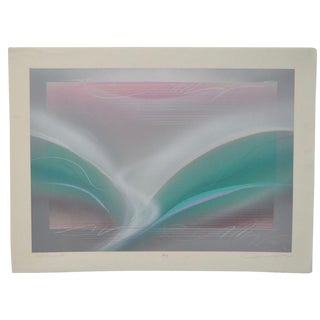 David Quinn "Dolphin A" Contemporary Abstract Lithograph For Sale