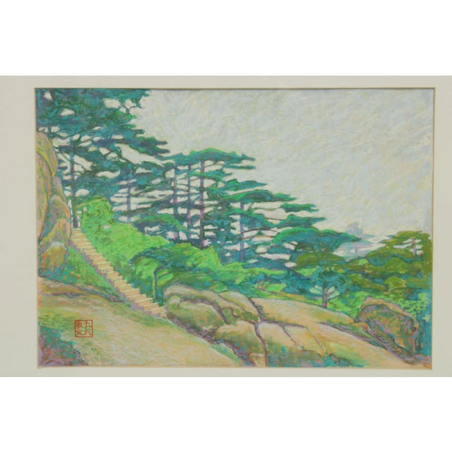 Steps to the Mountain Top', Pastel Drawing For Sale - Image 9 of 13