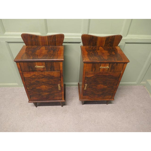 Vintage Italian Painted Bedside Tables, 1970, Set of 2 For Sale - Image 3 of 7