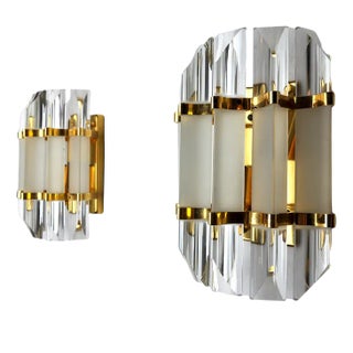 Italian Glass Sconces from Venini, 1970s, Set of 2 For Sale
