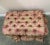 French Custom Made Dusty Rose Tufted & Tasseled Ottoman For Sale - Image 3 of 11