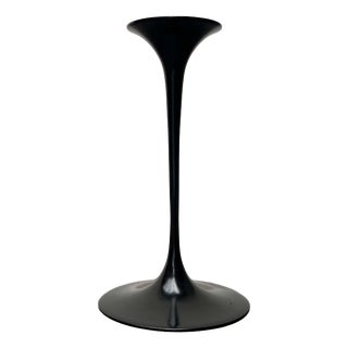 Mid-Century Modern Space Age Black Tulip Side Table Base by Eero Saarinen for Knoll International, 1960s For Sale