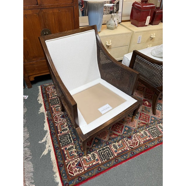 Wood Michael Thomas Kirkwood Accent Chairs, Pair For Sale - Image 7 of 12