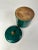 Mid 20th Century Turquoise Cylindrical Goatskin Lidded Box in the Style of Aldo Tura For Sale In Chicago - Image 6 of 7