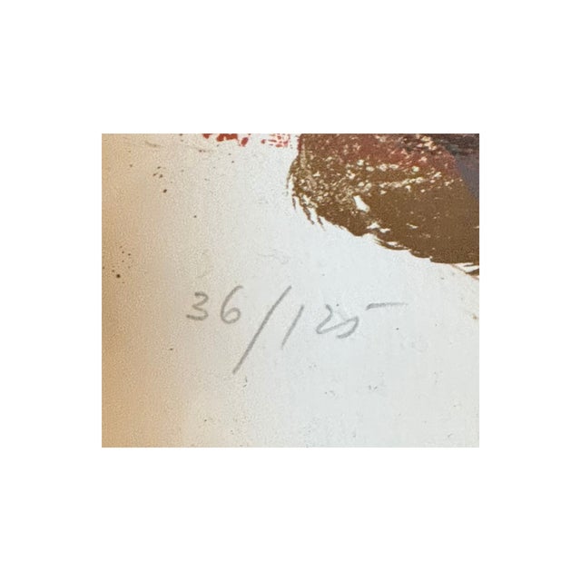 Theo Tobiasse “Rebecca” — 1984 Framed Limited-Edition Lithograph For Sale In Dallas - Image 6 of 13