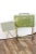 Mid-Century Green and Gold English Regency Design 1960s Tray Tables With Rolling Stand For Sale - Image 12 of 17