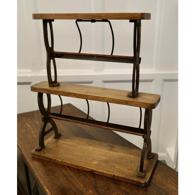 Late 19th Century 19th Century Shop Double Paper Roll Cutter Dispenser, 1880s For Sale - Image 5 of 6