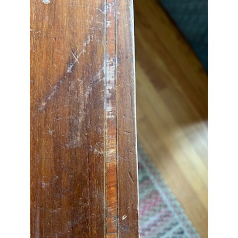 Late 19th Century Late 19th Century Edwardian Mahogany Revolving Bookcase / Library Stand With Satinwood Inlay For Sale - Image 5 of 8