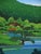 Masao Ido, Ritsurin Garden II, 1980, Woodblock Print For Sale - Image 3 of 14