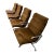 Herman Miller Tan Light Brown 1970s Eames Soft Pad Lounge Chair For Sale
