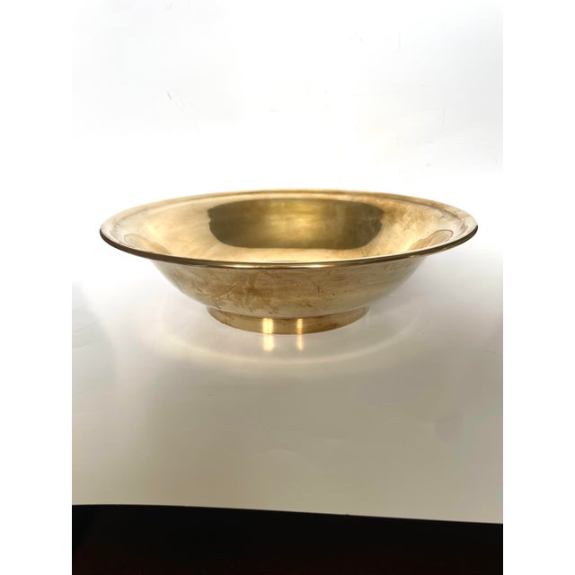This large, polished brass bowl is the ideal vessel in which to house fruit or decorative bowl filler. The bowl would also...