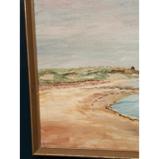 Svan Öberg, Coast, 1960s, Oil Painting on Canvas, Framed For Sale - Image 10 of 13