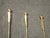 Vintage French Country Gold Brass Fireplace Tools W Three Tools For Sale - Image 12 of 12