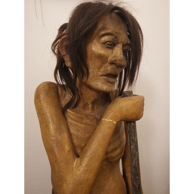 Unknown, Buddhist Sculpture, 1800s, Ironwood and Wood For Sale - Image 3 of 6