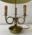 19th Century French Bouillotte Triple Socket Table Lamp W/ Adjusting Shade Outstanding table lamp with adjusting up/down...