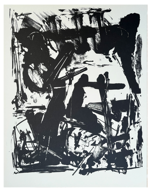 Emilio Vedova, Composition, 1966, Lithograph