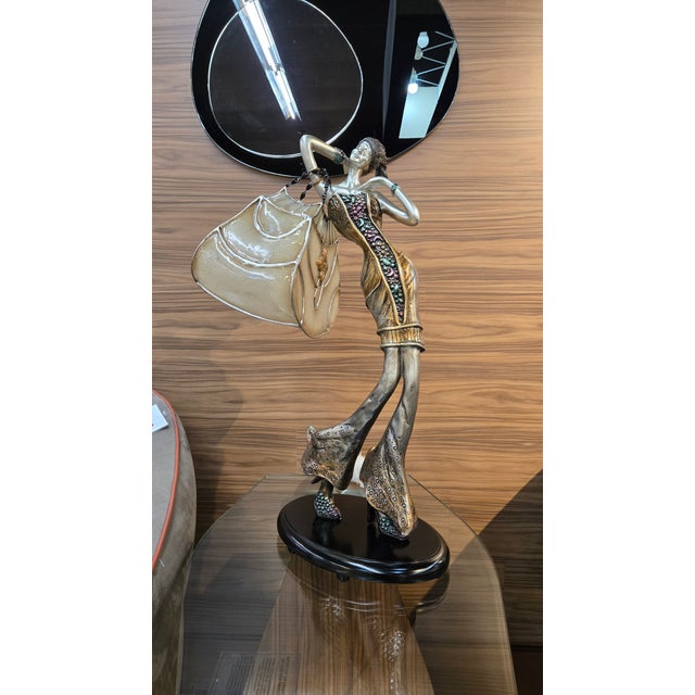 2020s Artmax Art Deco Style Sculptural Table Lamp For Sale - Image 5 of 10