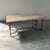 Travertine Coffee Table with Brass Base, 1970s For Sale - Image 6 of 15