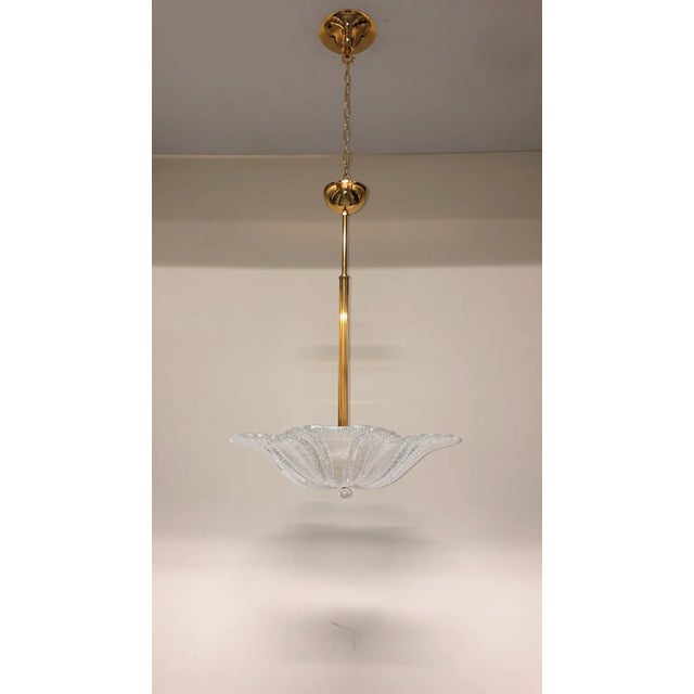 Rosanna Toso "Graniglia" Murano Glass Pendant Lamp, Mid-Century Modern For Sale - Image 12 of 12