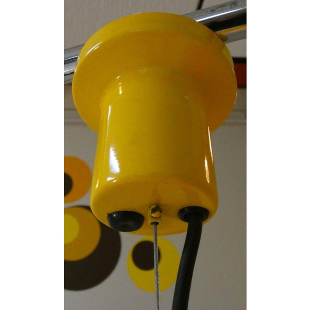 Vintage Painted Metal Pendant Lights from Fontana Arte, 1970s, Set of 3 For Sale - Image 10 of 18