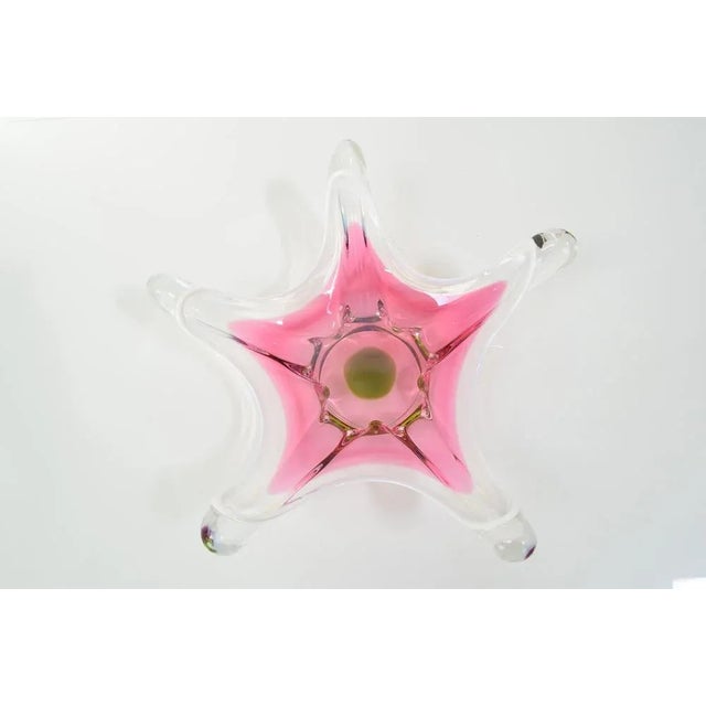 Czech Art Glass Bowl attributed to Josef Hospodka for Chribska Glasswork, 1960s For Sale - Image 11 of 12