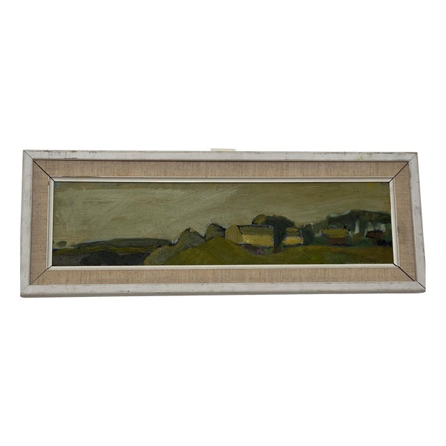 Kurt Törnqvist, House, 1947, Oil on Panel, Framed For Sale