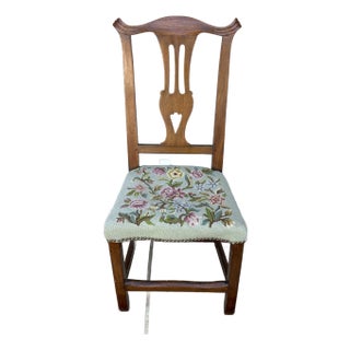 Antique Mahogany Chippendale Side Chair, Connecticut, Circa 1780s For Sale