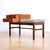 1960s Vintage Danish Modern Teak Entryway Gossip Bench For Sale - Image 4 of 9